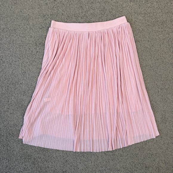 Torrid Plus Size Knit Pleated Pink Midi Skirt US Women's 2 Plus - Picture 3 of 7